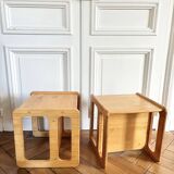 Pair of end tables, coffee tables or bedside tables