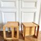 Paire de bouts de canapé tables basses ou chevets