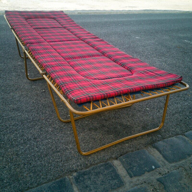 Vintage lafuma camp bed
