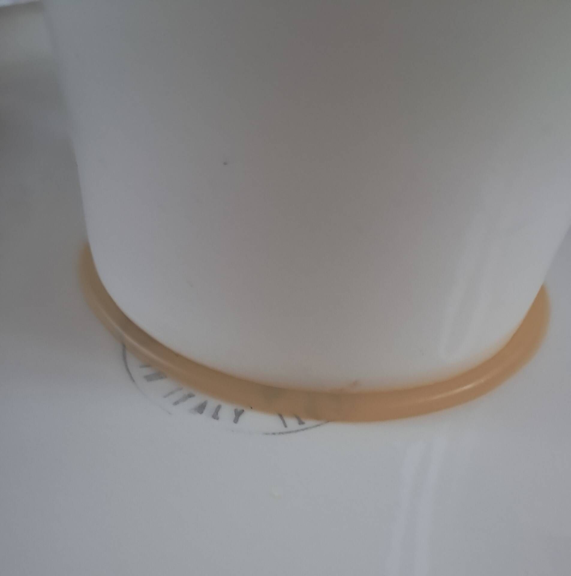 Ceramic compote with floral decoration