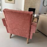 50s-60s velvet armchair