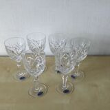 Crystal wine glass