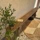 Old oak farmhouse bench measuring 230 cm