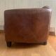 Club chair - vintage aviator in brown leather