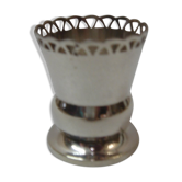 Egg cup silver metal daniel trégut