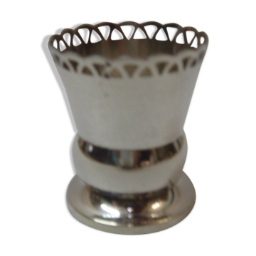 Egg cup silver metal daniel trégut