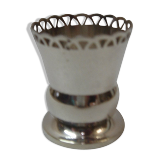 Egg cup silver metal daniel trégut