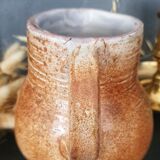 Glazed terracotta pitcher