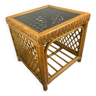 Rattan coffee table