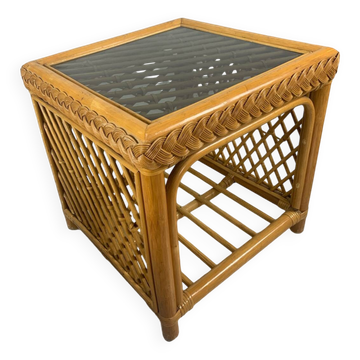 Rattan coffee table