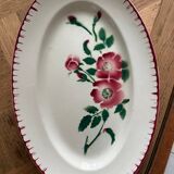Oval plate Sarreguemines & Digoin