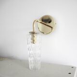 Applique en verre ciselé