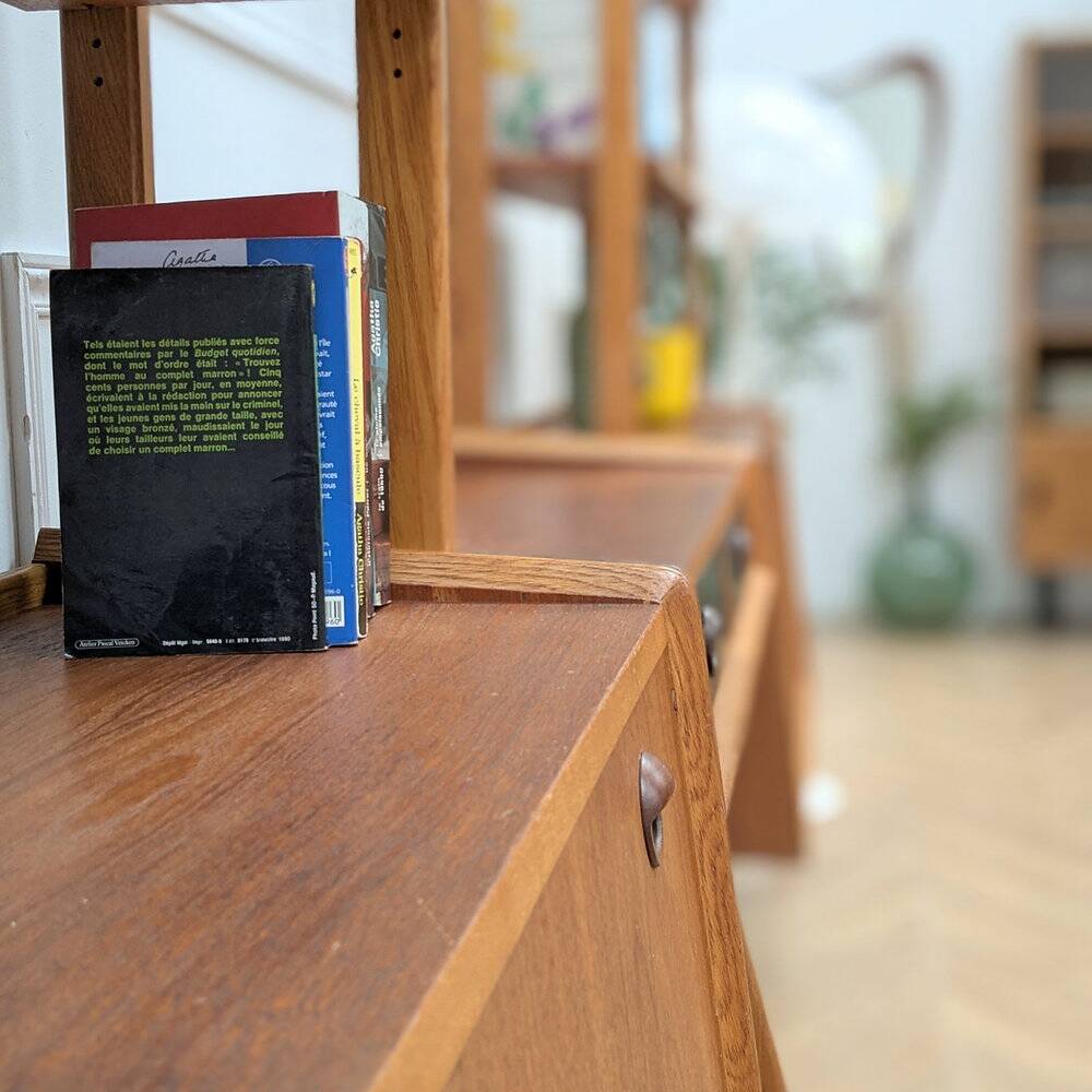 Bibliothèque vintage modulable