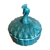 Peacock-shaped jewelry box