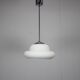 Suspension en verre et métal chromé, Tchécoslovaquie 1960