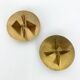 Pair of candlesticks Nr.20 in brass, Pierre Forssell for Skultuna, 1960