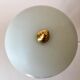 Vintage german brass and opaline glass table lamp