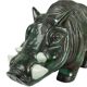 Warthog warthog statue sculpture ceramic pottery raku fired 23cm