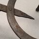 Wrought iron hearth tripod