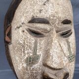 Ancient Tribal Wood Mask African Punu Maiden Mukudji Gabon