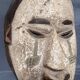 Ancient Tribal Wood Mask African Punu Maiden Mukudji Gabon