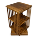 English mahogany revolving bookcase