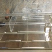 Vintage Plexiglas cigar cellar