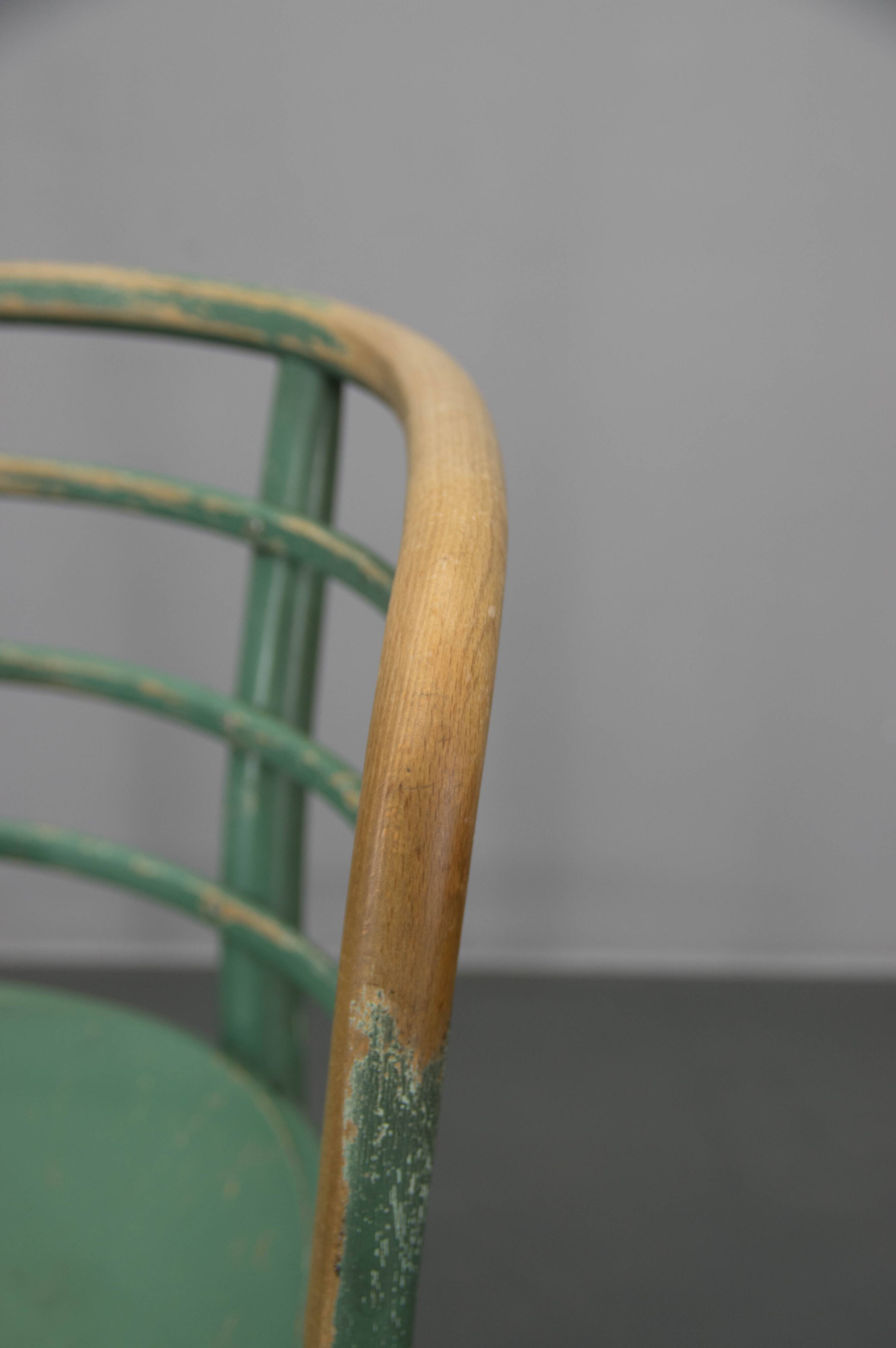 Rare Set of Two Bauhaus Armchairs B 246 by Josef Frank for Thonet, 1930s