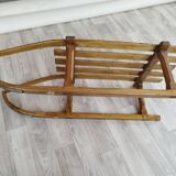 wooden sled