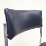 Vintage swivel office chair with casters