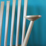 Pair of maple "Mikado" armchairs by J.Foersom and P.Hjort Lorenzen