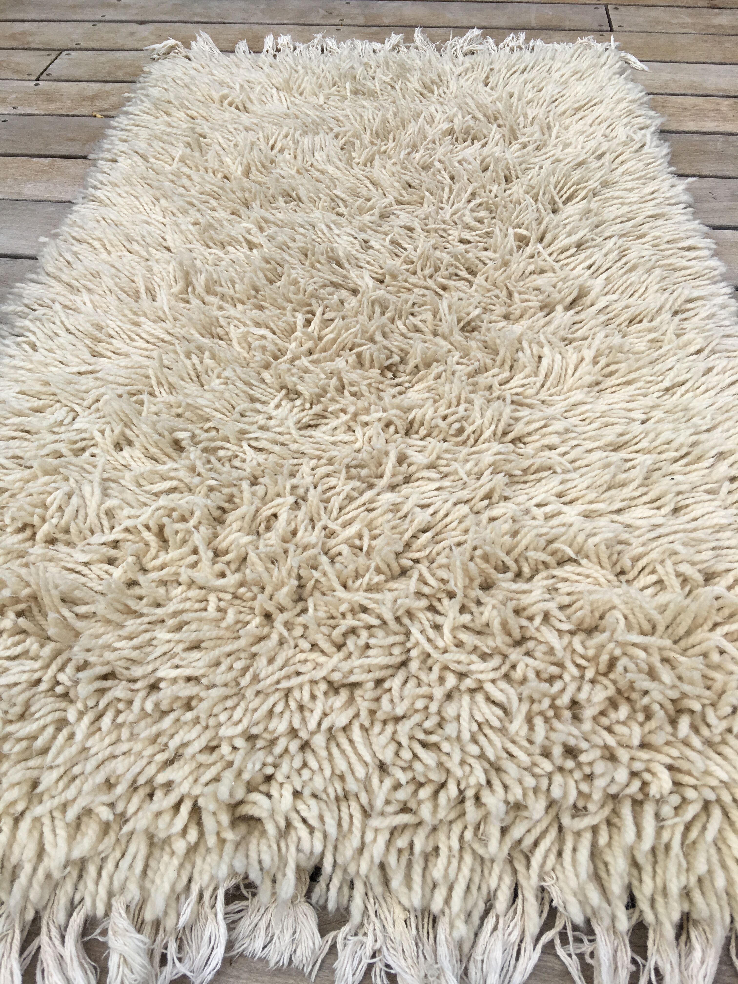 Off-white berber united 158x85cm