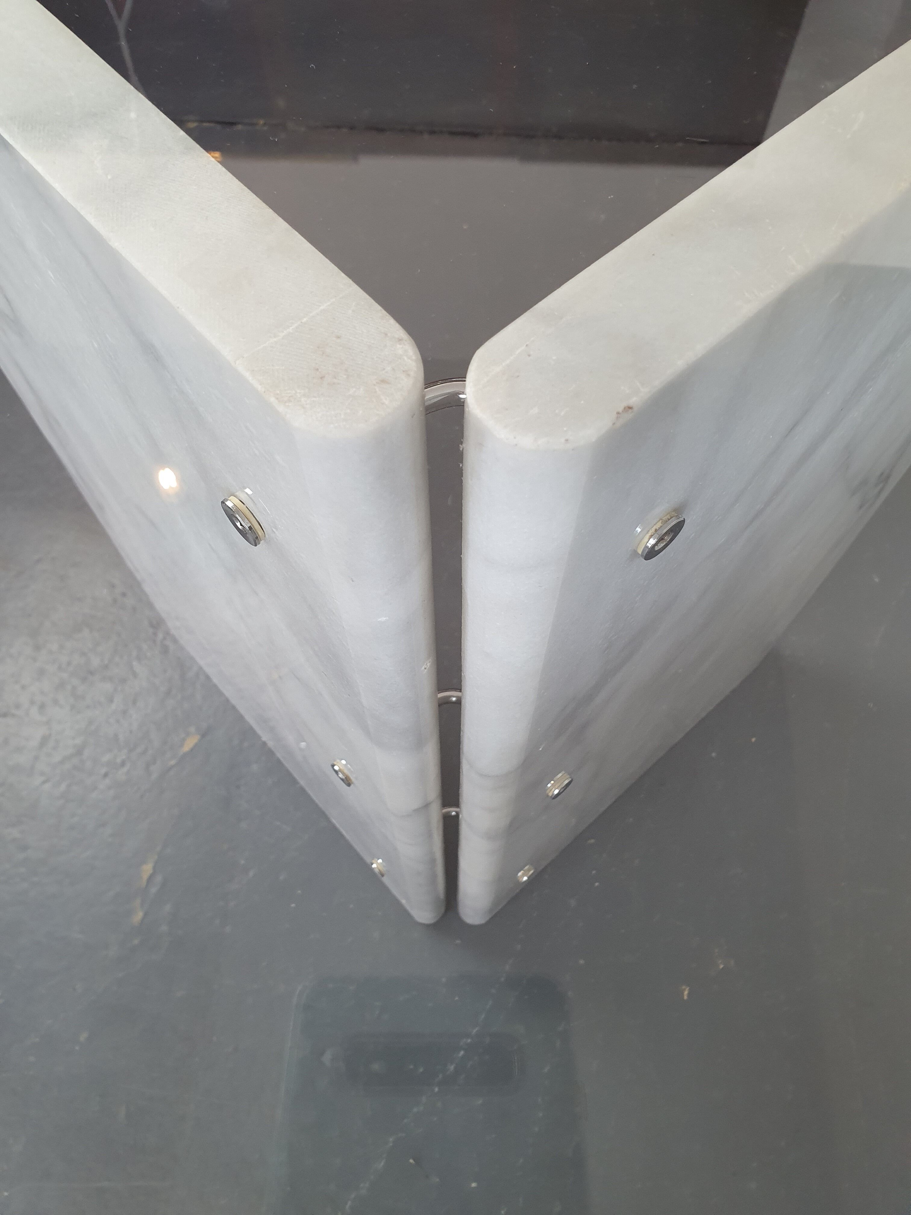 Dining table marble legs Roche Bobois