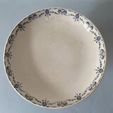 Old opaque porcelain compote bowl from Gien Terre de Fer, Etruscan Model