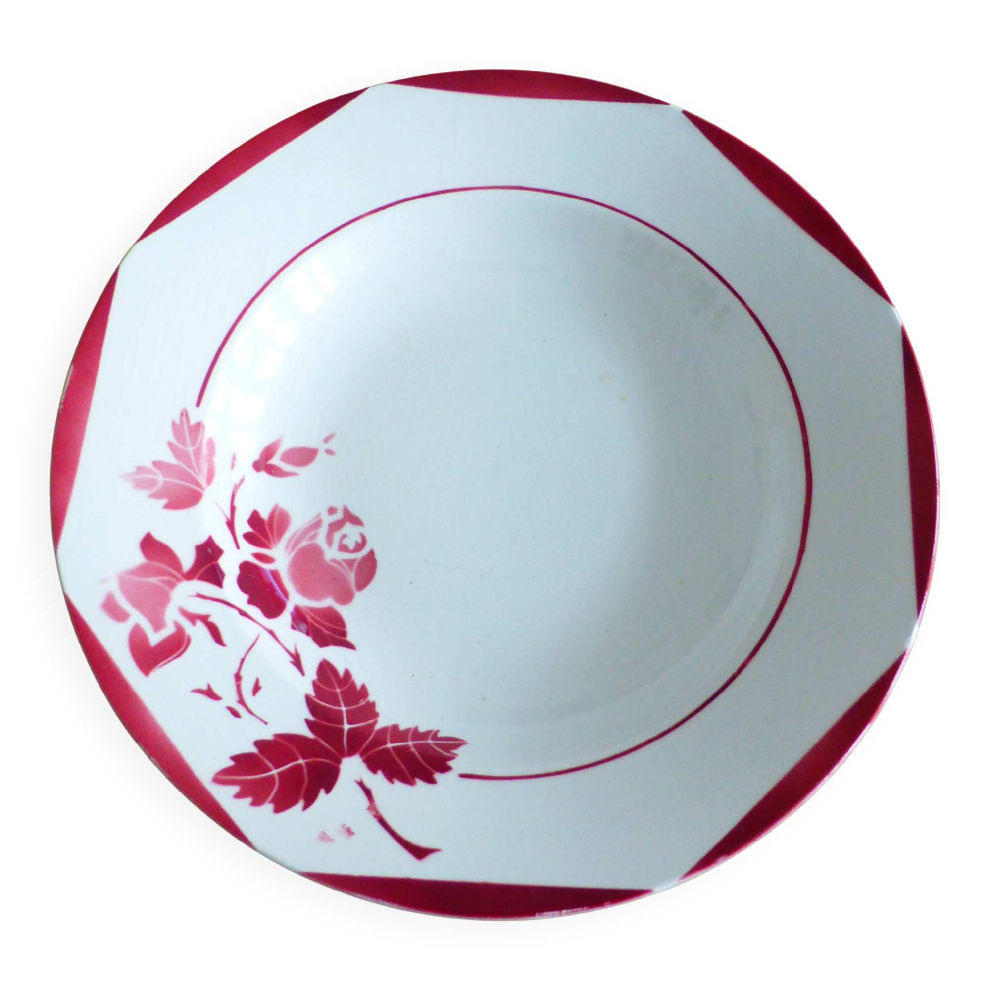 1 deep plate from Gien model Mona 221272