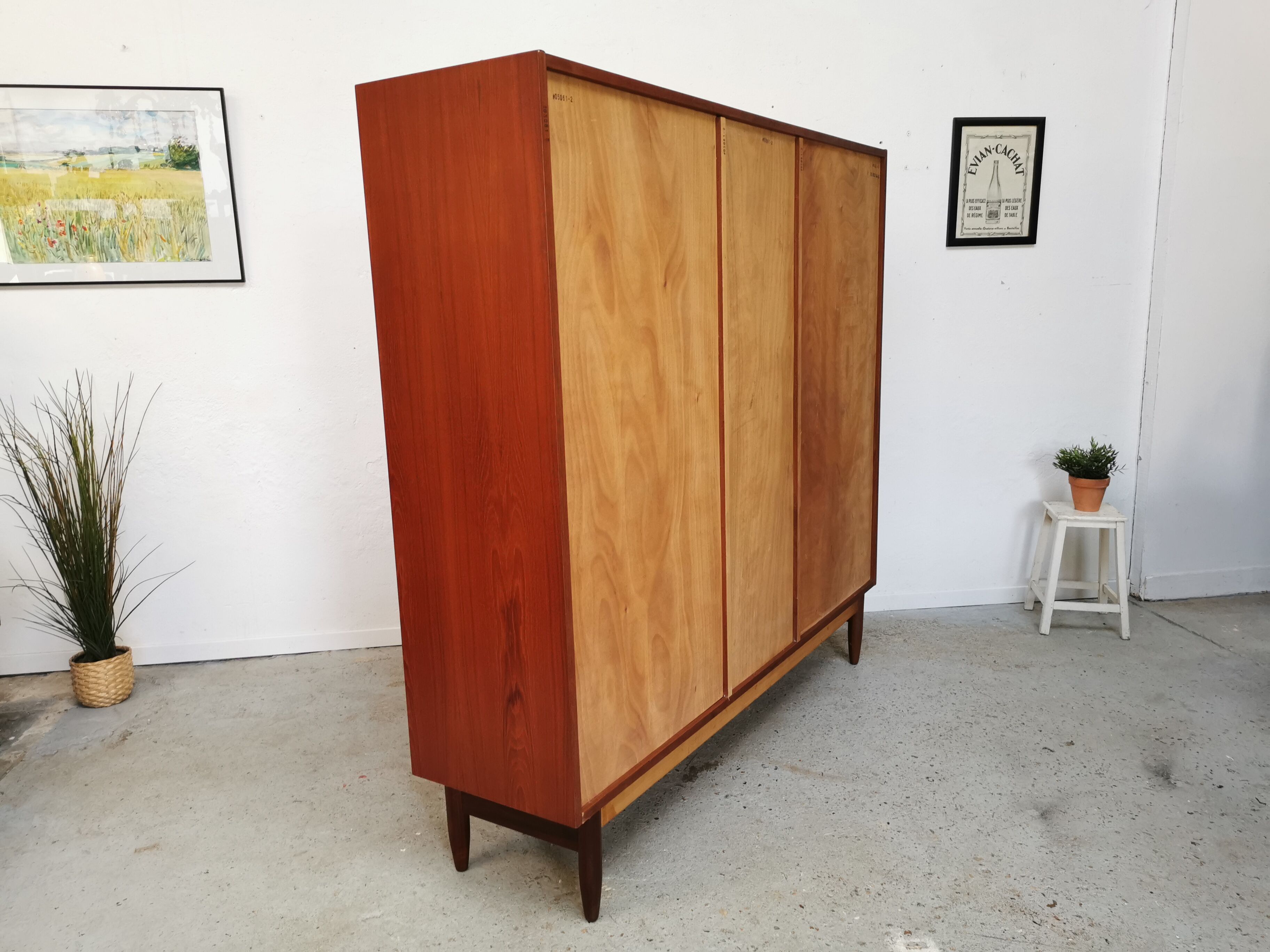 Teak cabinet design Tricoire & Vecchione