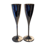 Silver champagne flute