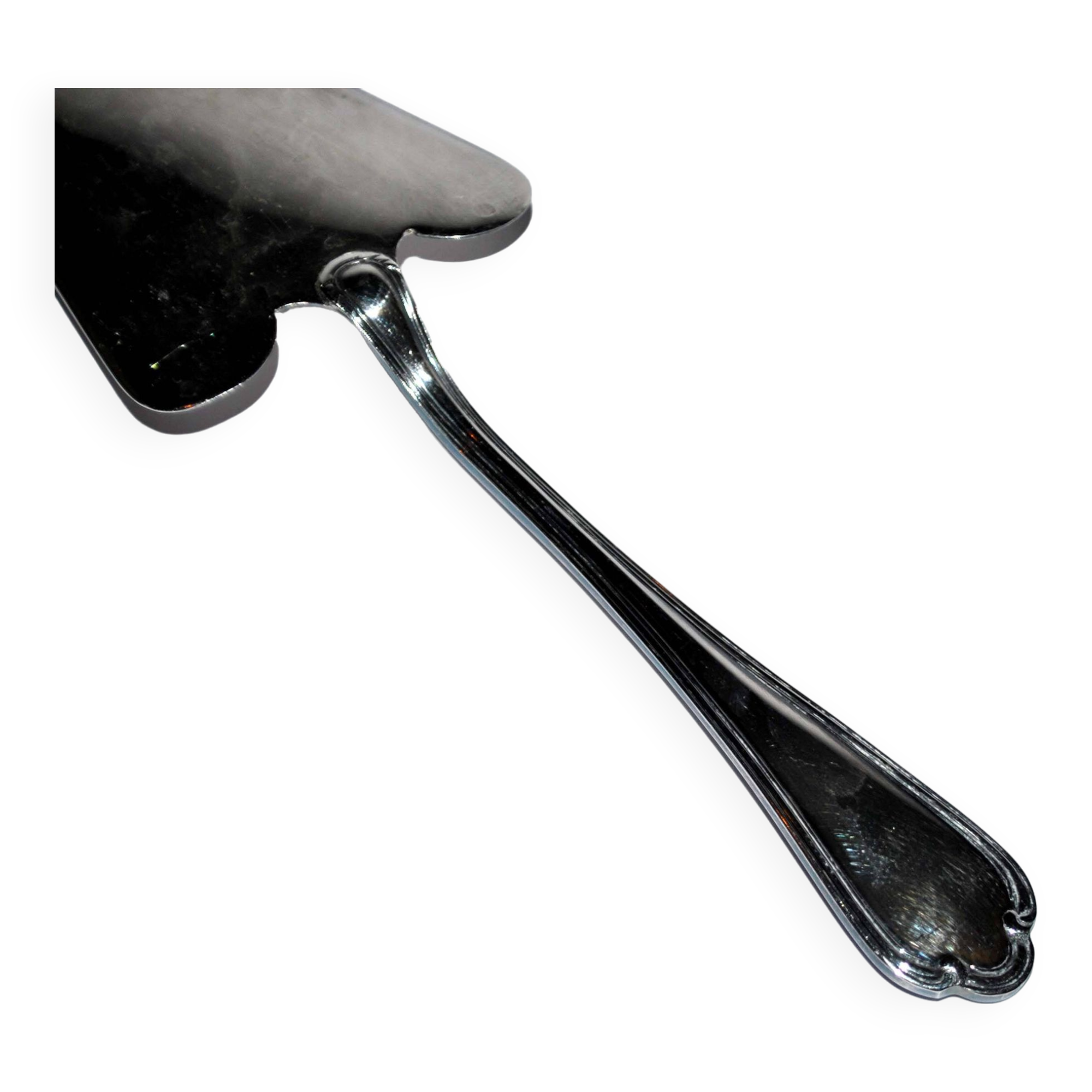 ERCUIS pie server in silver metal - Victoria contour model 28cm