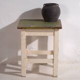 Antique small square tables (circa 1920). 2-piece set