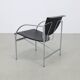 2 fauteuils postmodernes « Kokatu » en cuir par MA Ciganda pour Akaba, années 1980