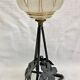 Old small Art Deco lamp 1930 golden basin Ezan one
