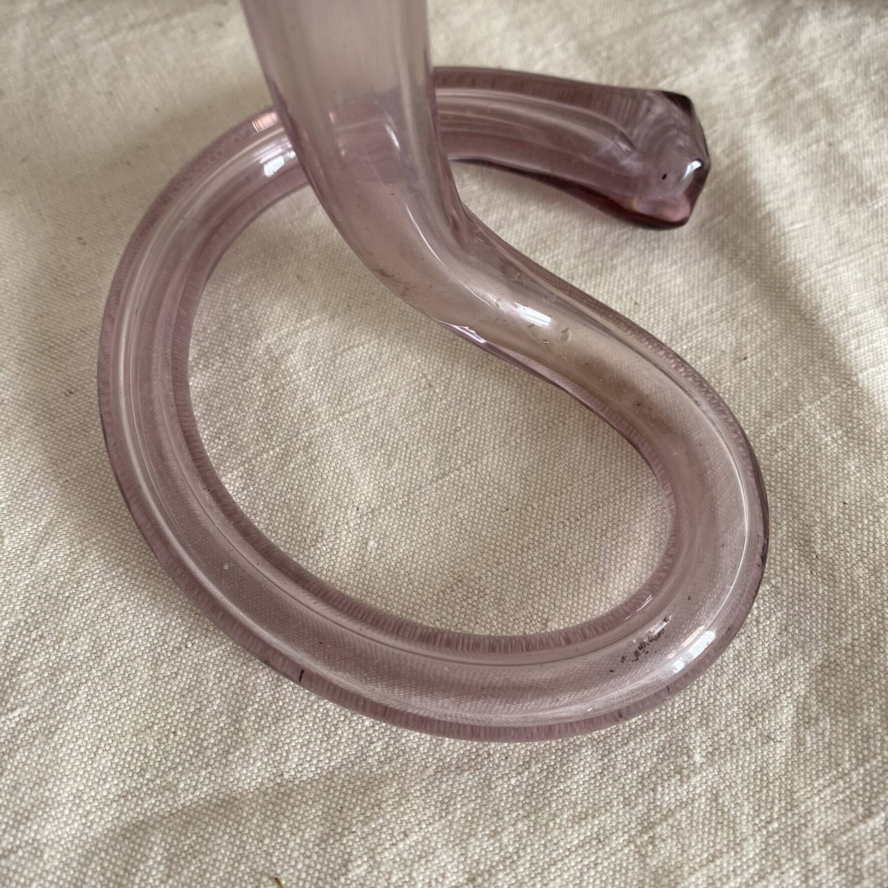 Trumpet vase 27 cm, Murano vase from the 1970s.