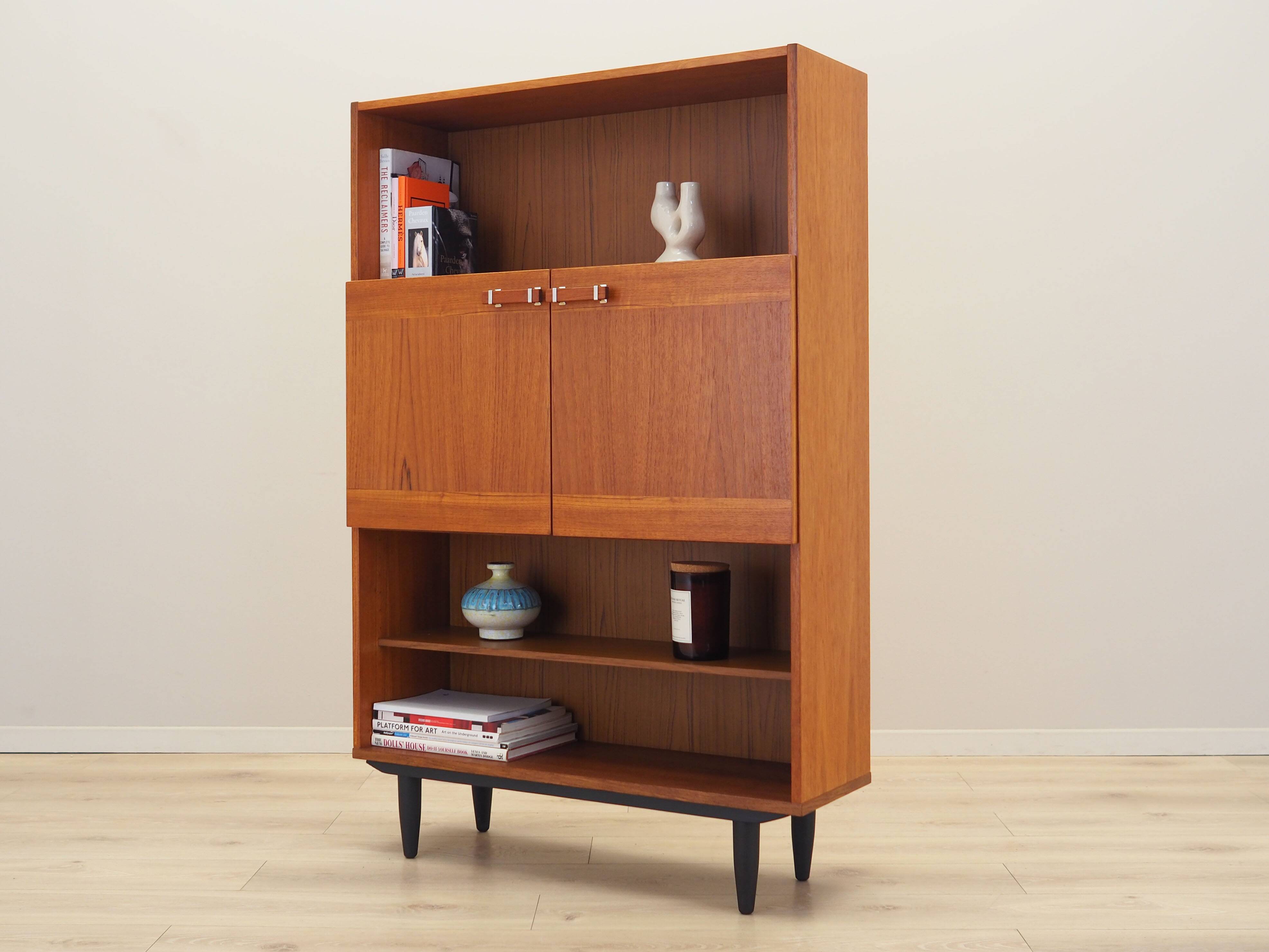 Teak bookcase, Danish design, 1970s, produced in Denmark