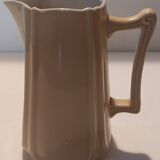 Beige art nouveau pitcher 19 century