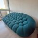 Canapé bubble bleu turquoise