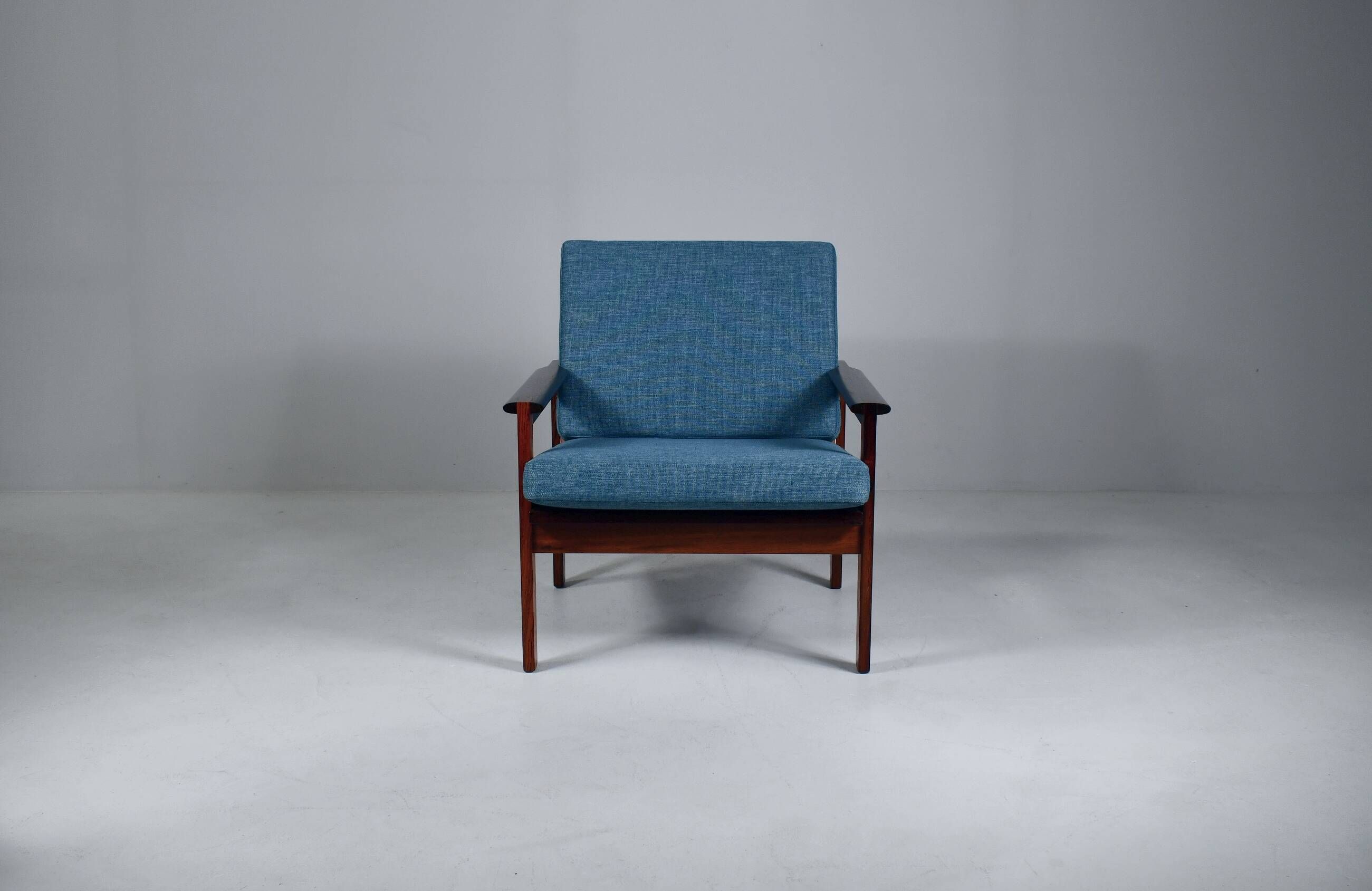 Fauteuil Capella par Illum Wikkelso pour Niels Eilersen. 1959.