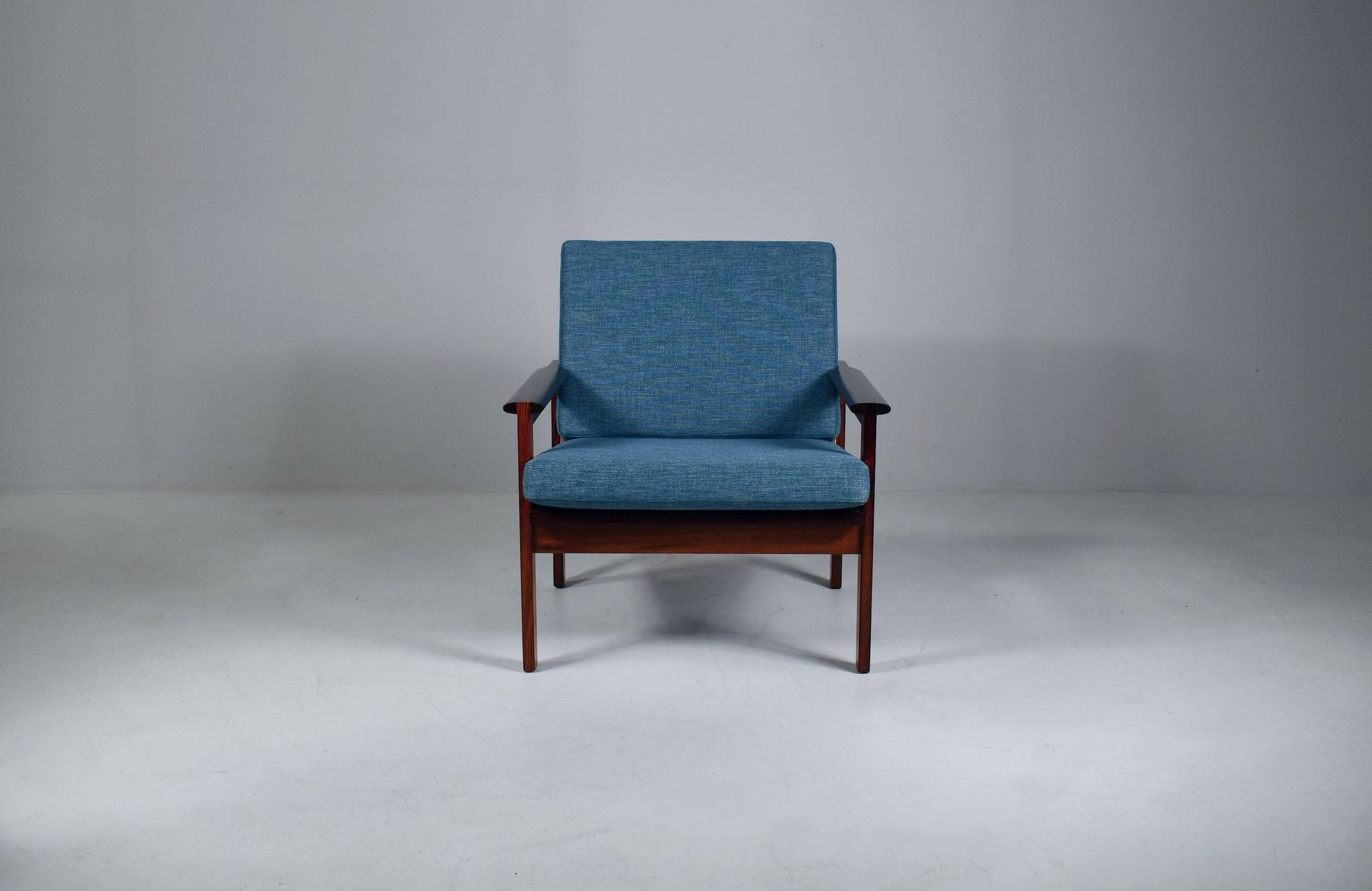 Fauteuil Capella par Illum Wikkelso pour Niels Eilersen. 1959.
