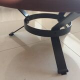 Coffee table / lounge vallauris with bird decoration signed Drac