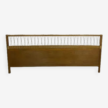 Rattan headboard