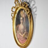 Important Pastel “The Girl with the Canary”, 19th century French school